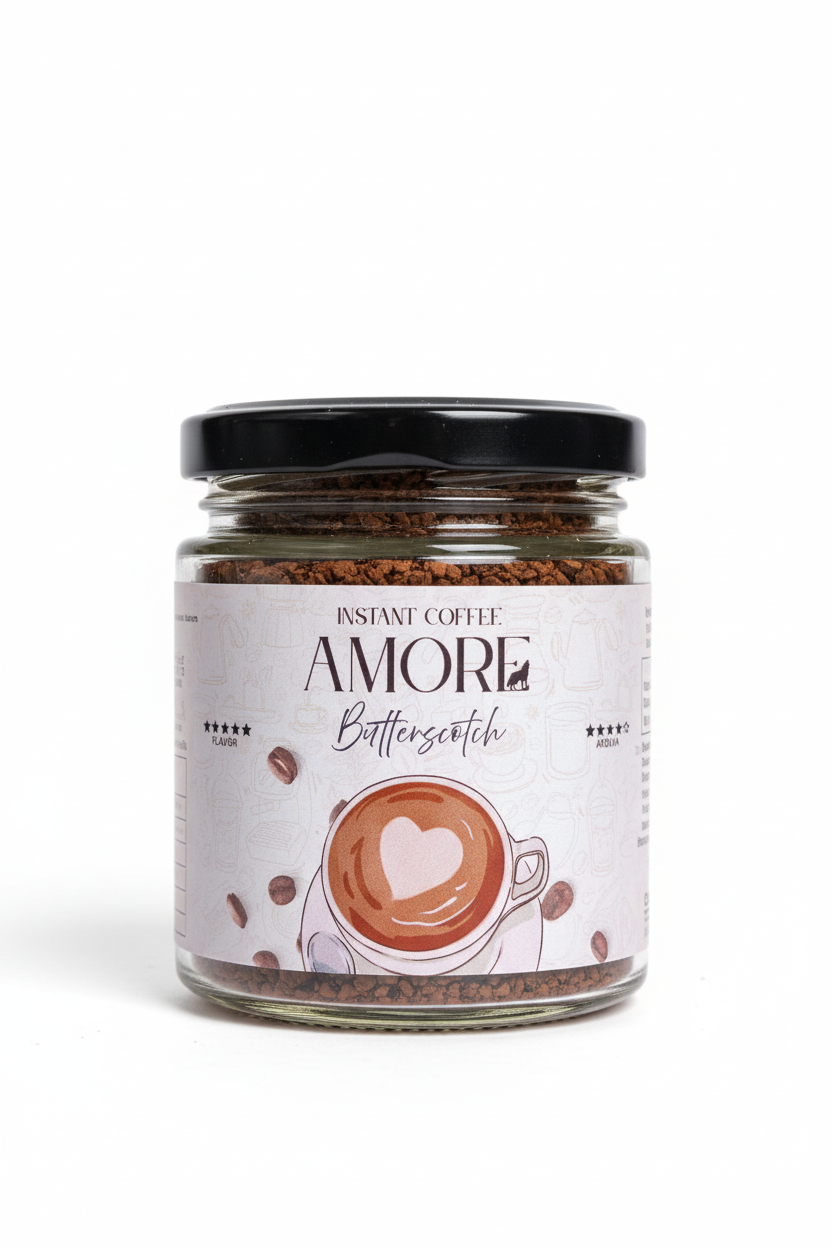 Amore Butterscotch Flavored Instant Coffee